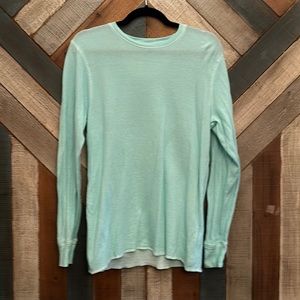Mint green long sleeve tee size medium by Reclaim